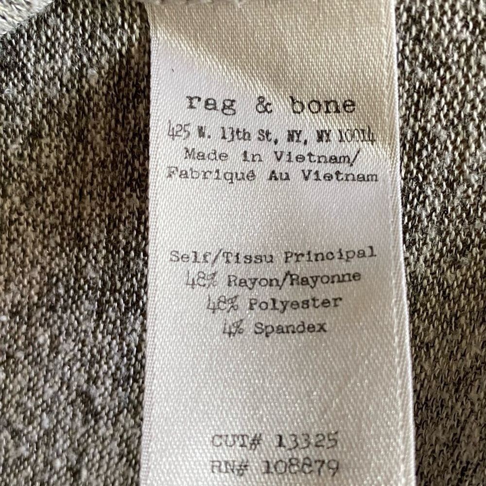 RAG & BONE-OVERSIZED V NECK TOP-SIZE XS - Picture 11 of 11